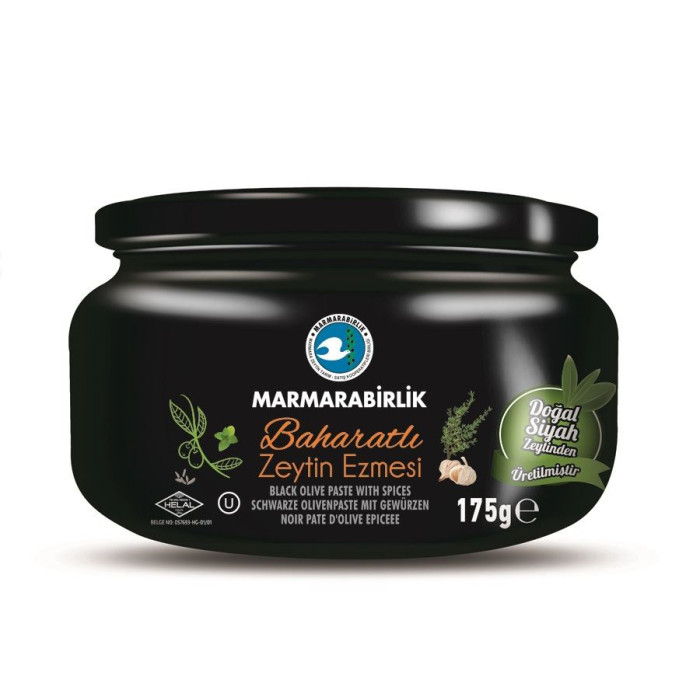 Marmarabirlik Black Olive Paste with Spice (175 gr)