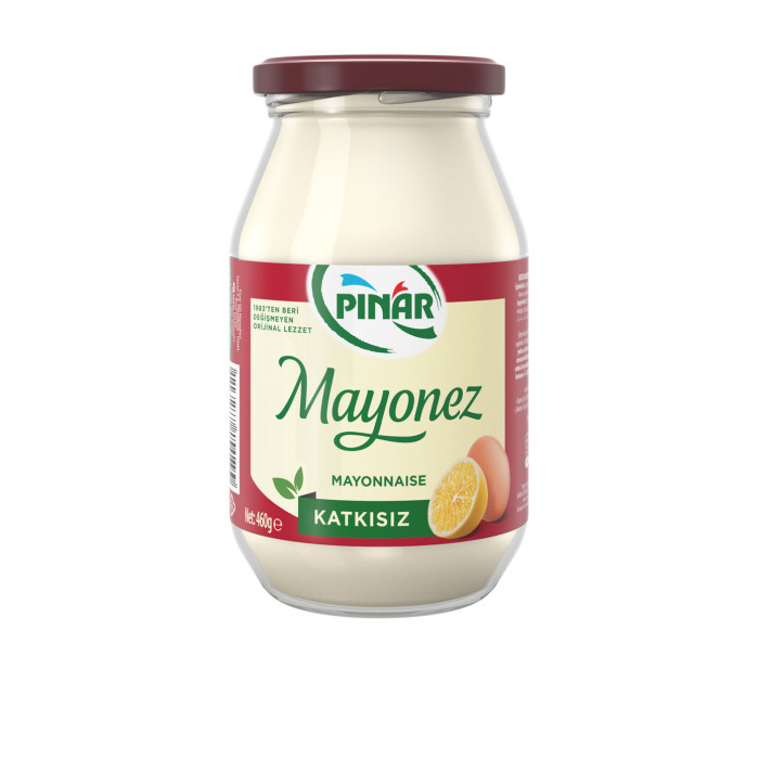 Pinar Mayonnaise Glass Jar (460 gr 16.2oz)