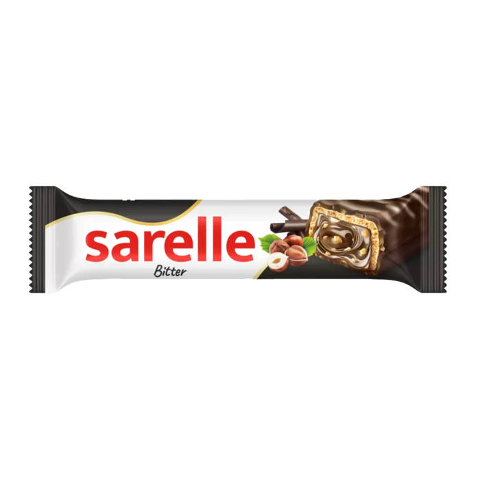 Sarelle Hazelnut and Dark Chocolate Cream Filled Wafer (33 gr)