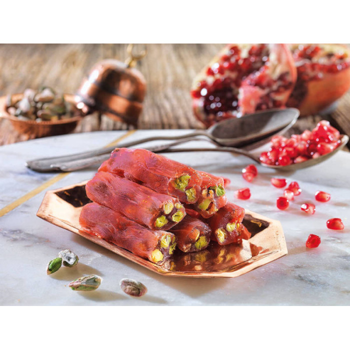 Antepsan Keyifce Turkish Delight with Pomegranate and Antep Pistachio (350 gr 12.3oz) 