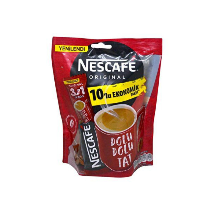Nescafe Original Economic Pack of 10 (175 gr 6.2oz)