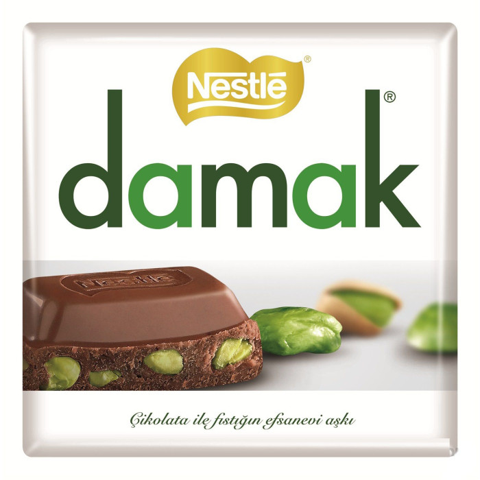 Nestle Damak Chocolate with Pistachio (65 gr 2.3oz)