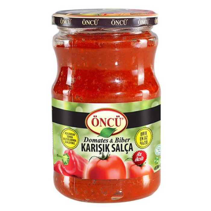 Oncu Mixed Tomato Pepper Paste (700 gr 24.7oz)