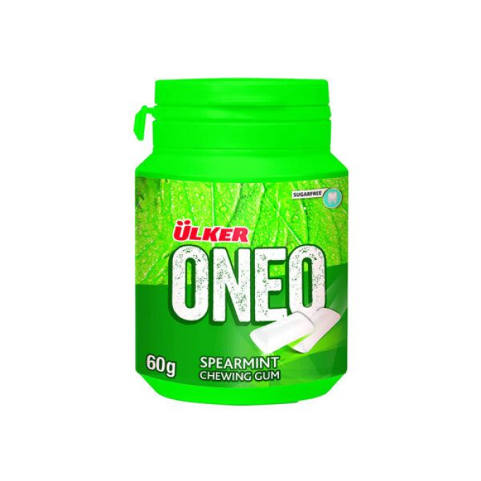 Ulker Oneo Spearmint Chewing Gum (60 gr 2.1oz)