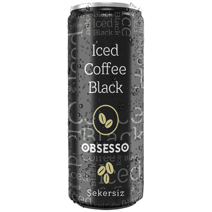 Dimes Obsesso Iced Coffee Black Sugar Free (250 ml 8.5 fl oz)