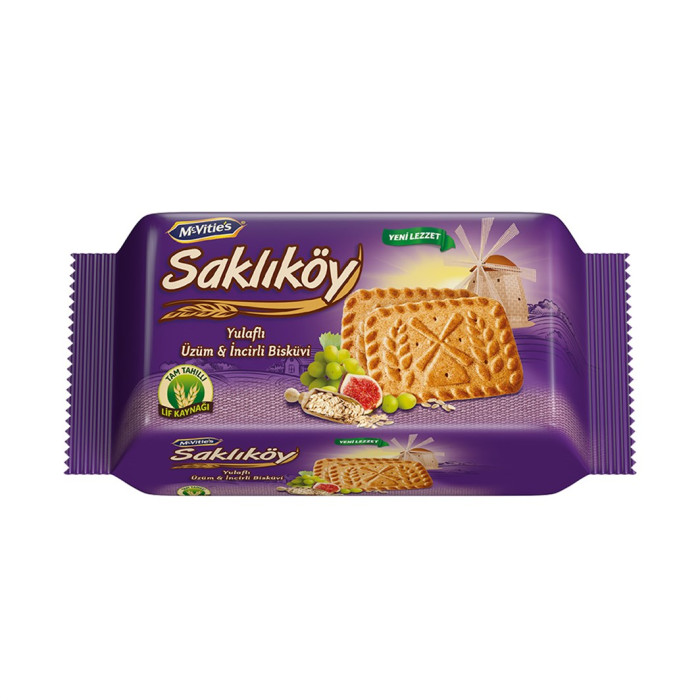 Saklikoy Oatmeal Grape & Fig Biscuits