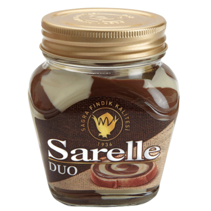 Sarelle Duo Milky Cacao Hazelnut Cream Spread (350 gr 12.3oz)