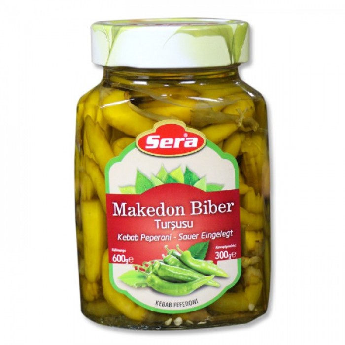 Sera Pickled Macedonian Peppers (750 ml 25.4 fl oz)
