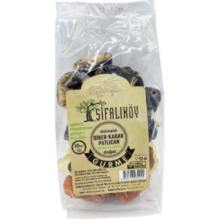 Sifalikoy Dried Pepper-Courgette-Eggplant (20 pcs)