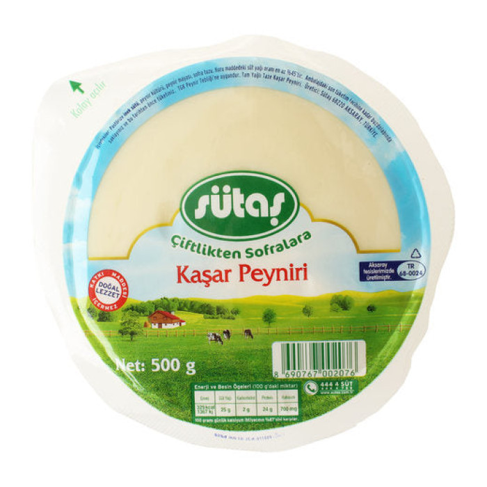 Sütaş Picnic Kashkaval Cheese (500 gr 17.6oz)
