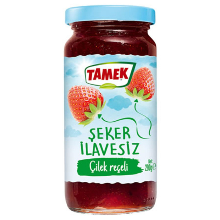 Tamek Strawberry Jam with no Sugar (290 gr)