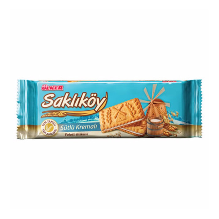 Ülker Saklıköy Vanilla Cream Biscuits (100 gr 3.5oz)