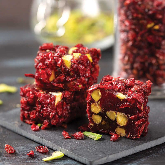 Safranbolu Turkish Delight with Pomegranate and Pistachio (500 gr)